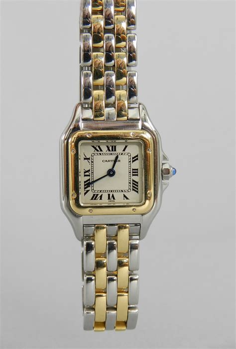 cartier 18k gold electroplated|cartier ladies panthere 18k gold.